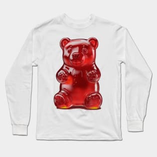 Cute Gummy Bear Candy Design Long Sleeve T-Shirt